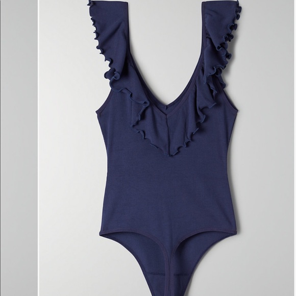 Aritzia Danette Bodysuit - Yellow - Picture 2 of 7